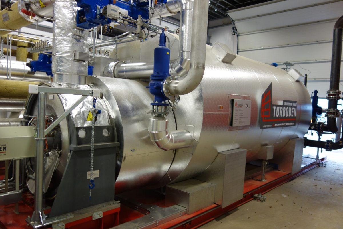 Organic Rankine Cycle Turbine Biomass Combined Heat and Power System
